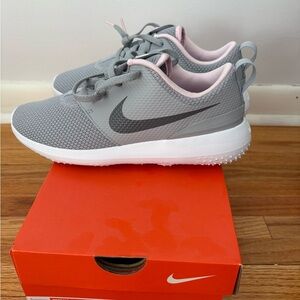 Nike Women's Gray and Pink Golf Shoes